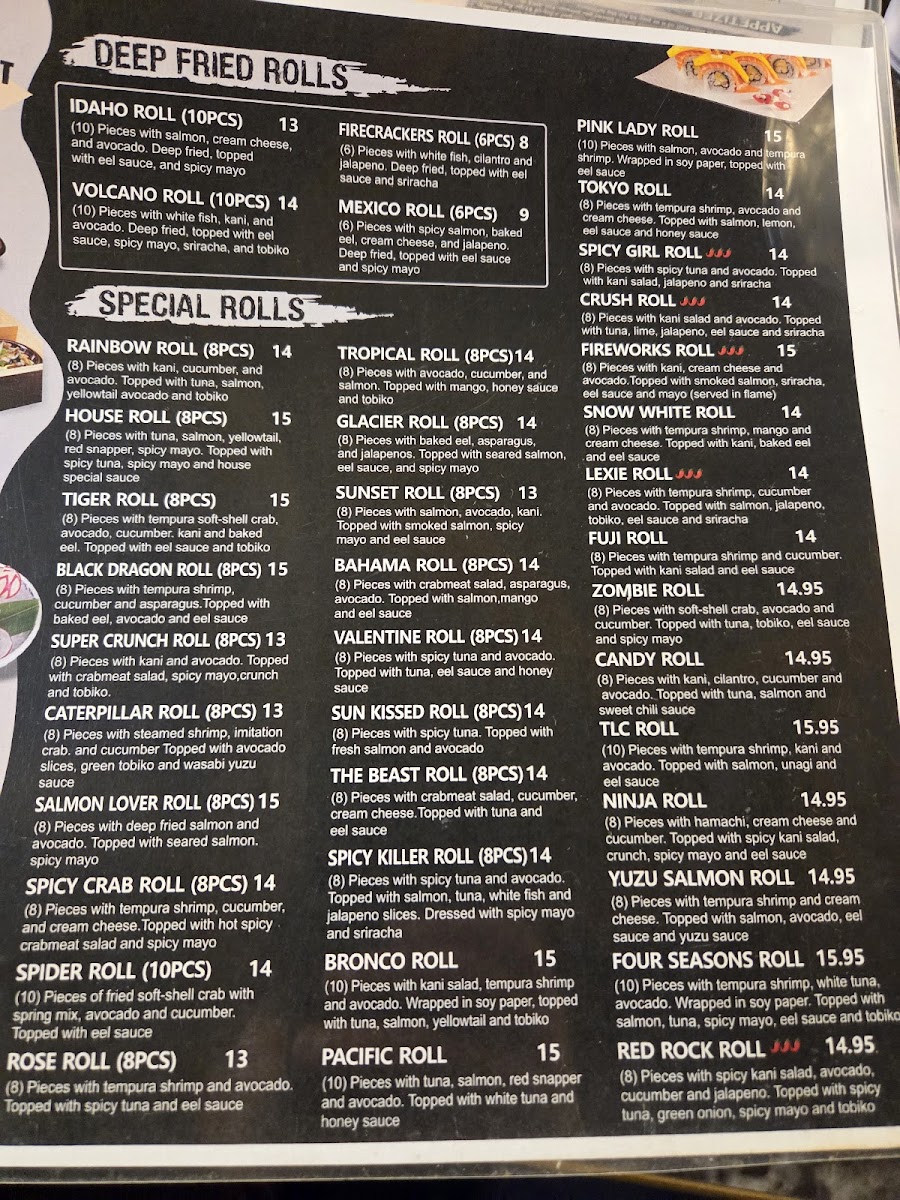 Nara Ramen & Sushi Bar -Caldwell Photo Menu 8