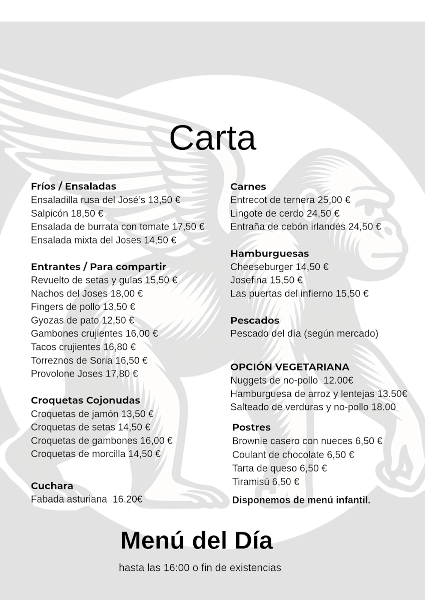 Restaurante Jose's Photo Menu 1