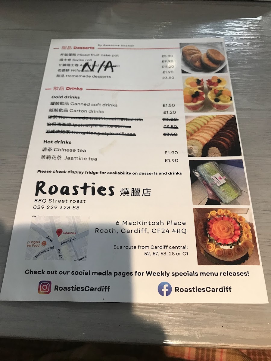 Roasties Photo Menu 2