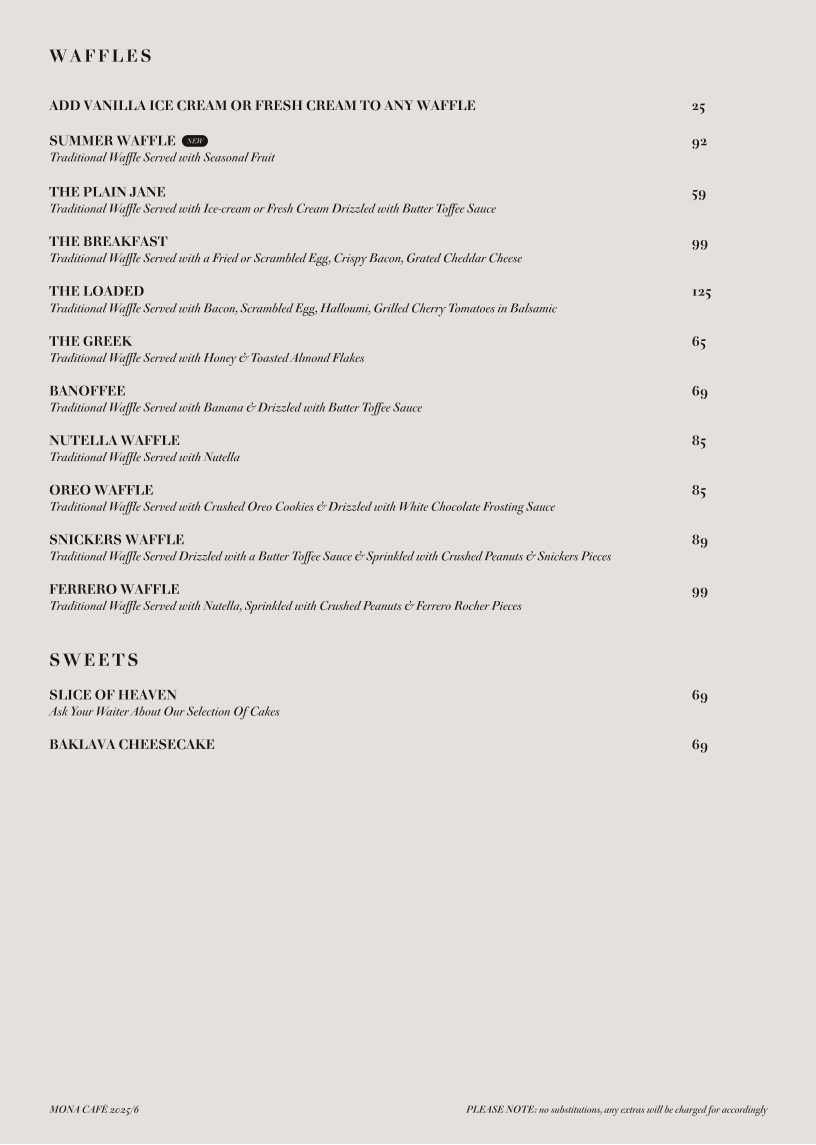 Mona Café Photo Menu 7
