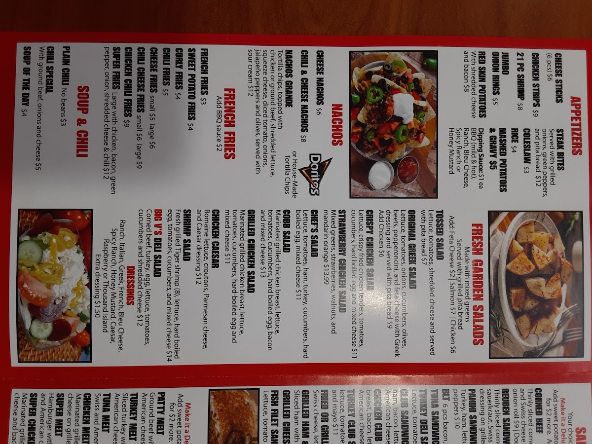 Valentino's Diner Photo Menu 5