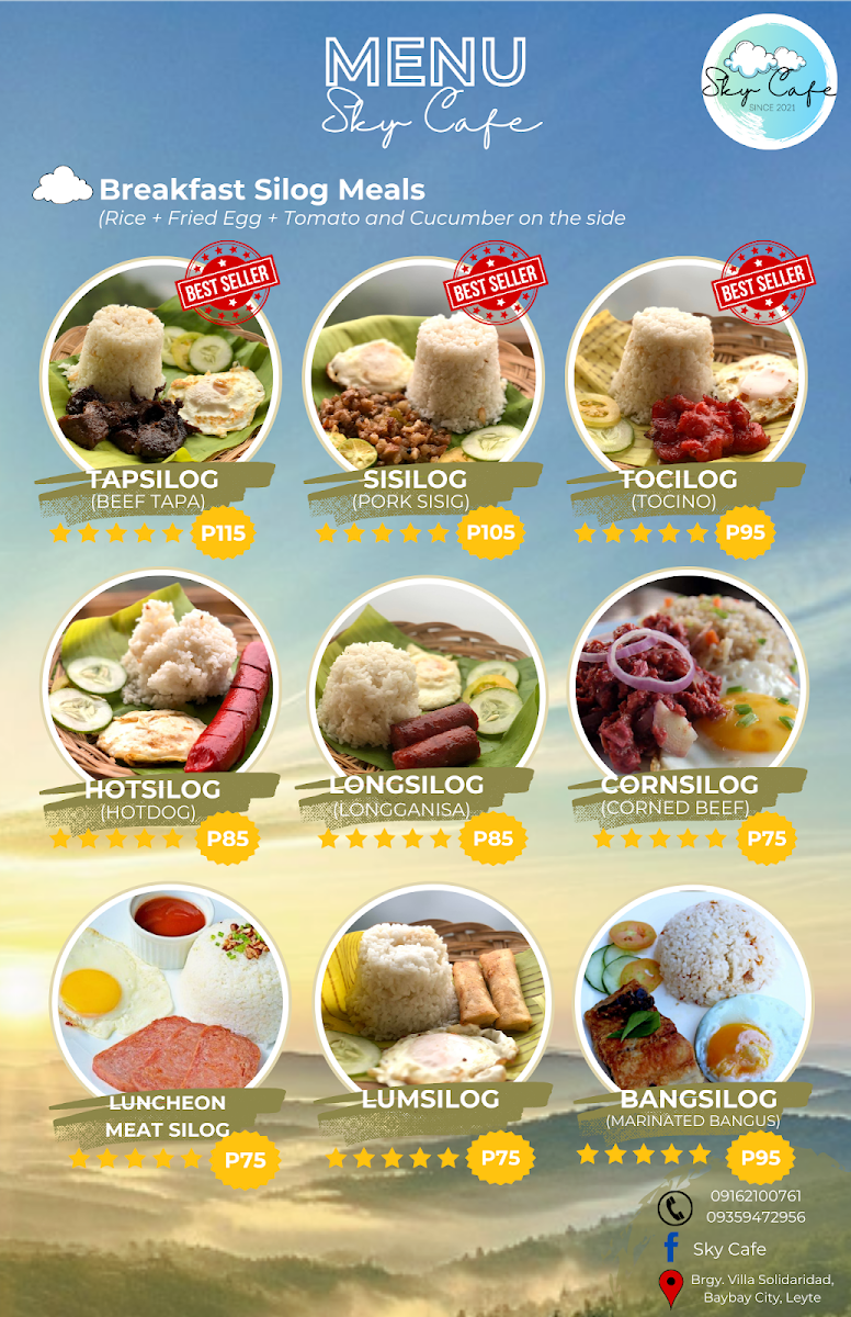 Sky Cafe Photo Menu 1