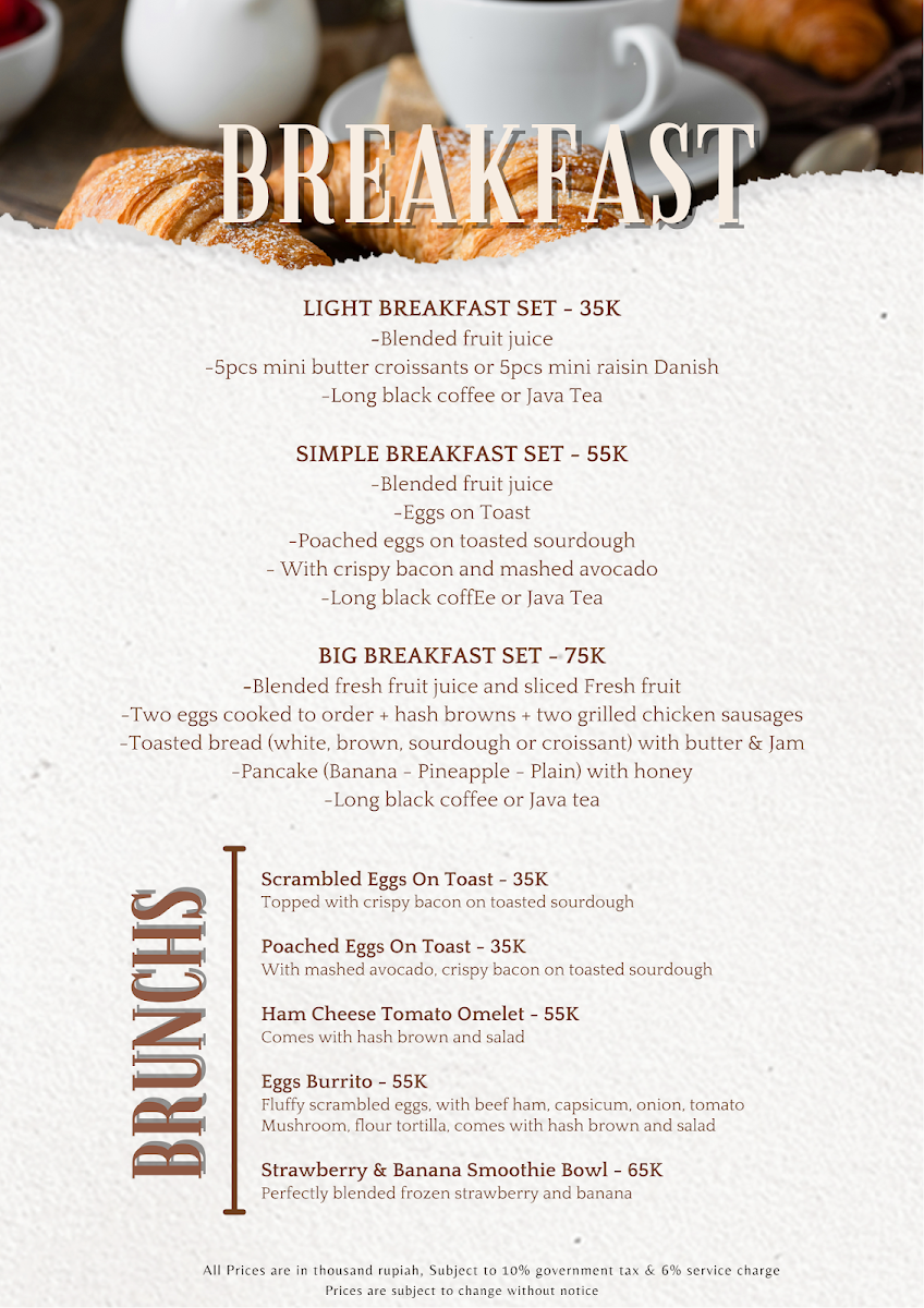 Retro Kitchen and Bar Photo Menu 5