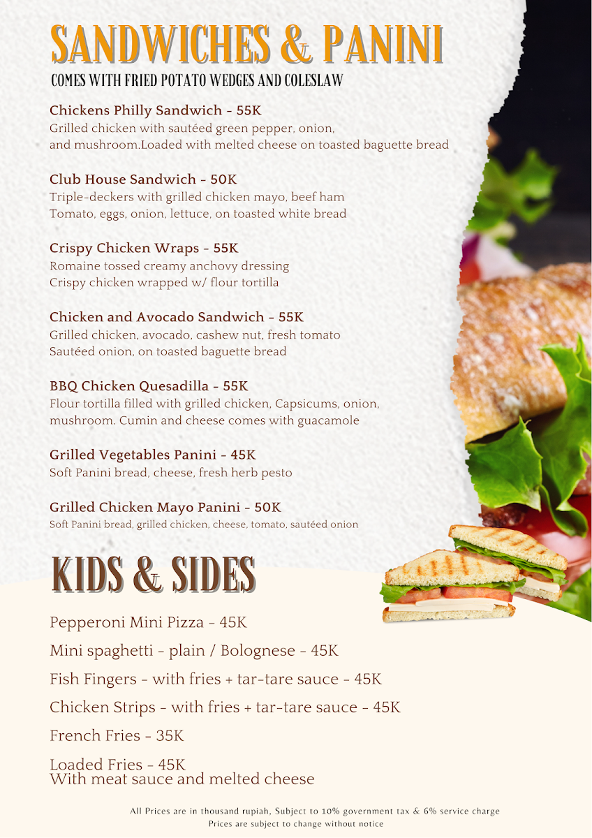 Retro Kitchen and Bar Photo Menu 7