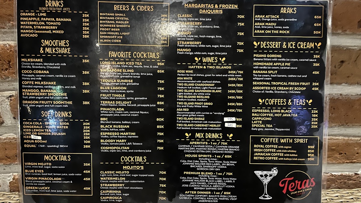 Retro Kitchen and Bar Photo Menu 9