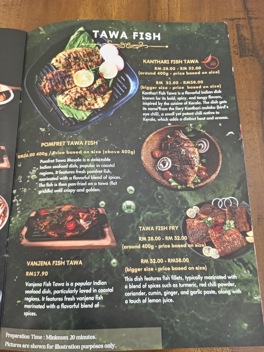 Restoran South Masalaa • Rawang Photo Menu 2