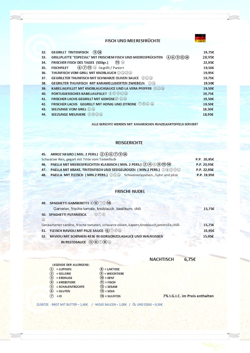 La Taberna Del Mar Photo Menu 3