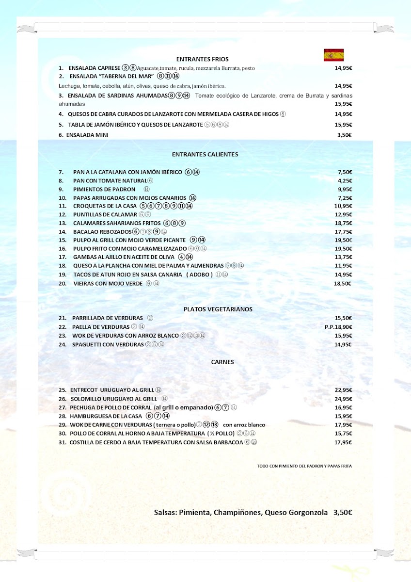 La Taberna Del Mar Photo Menu 6