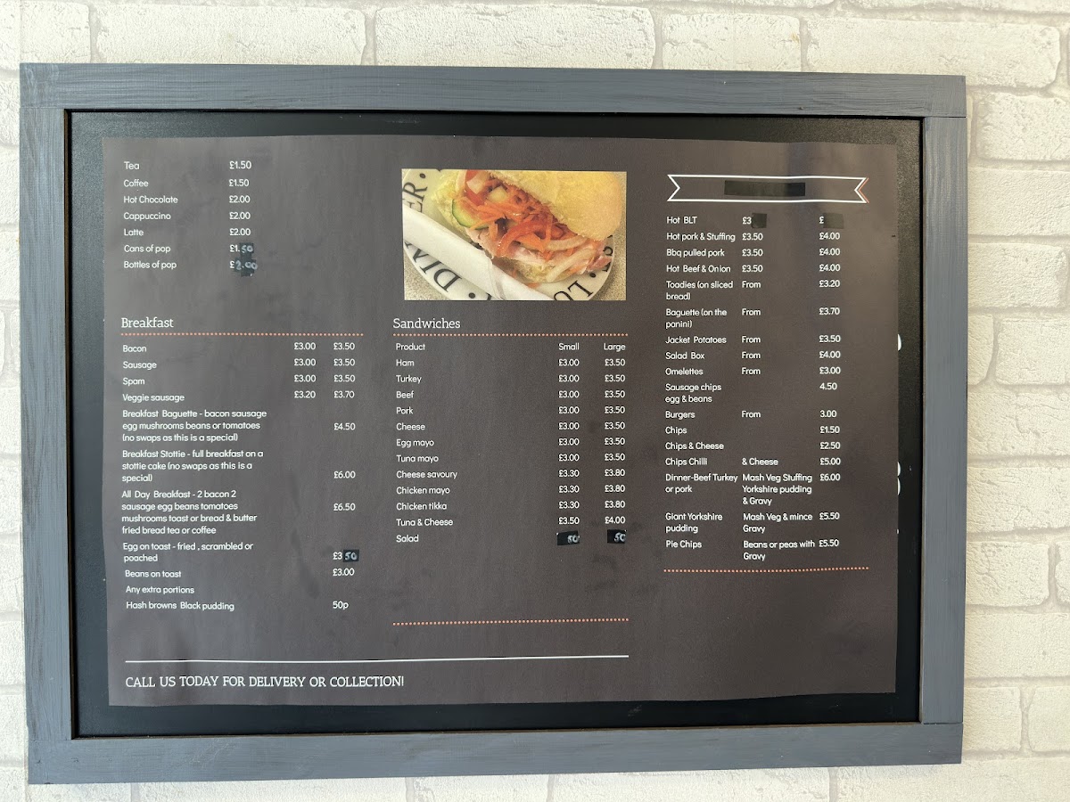 The Upper Crust Photo Menu 1