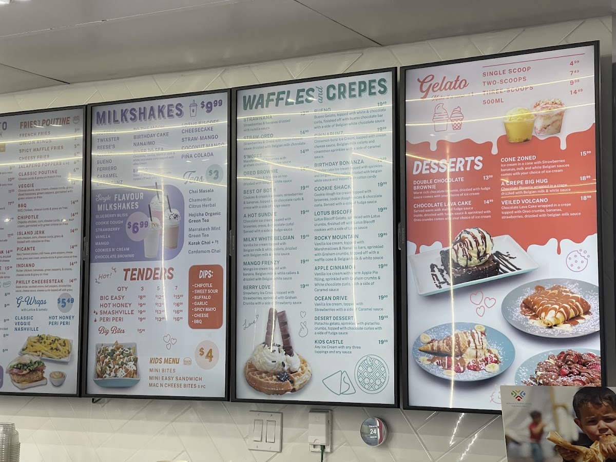 Gelato Shack Photo Menu 2