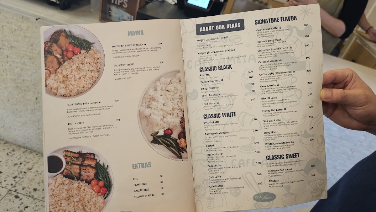 Café Amelia PH - Specialty Coffee Photo Menu 2