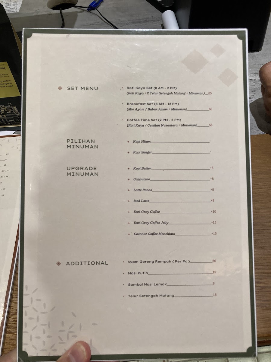 Kedai Sesama - Cikini Photo Menu 7