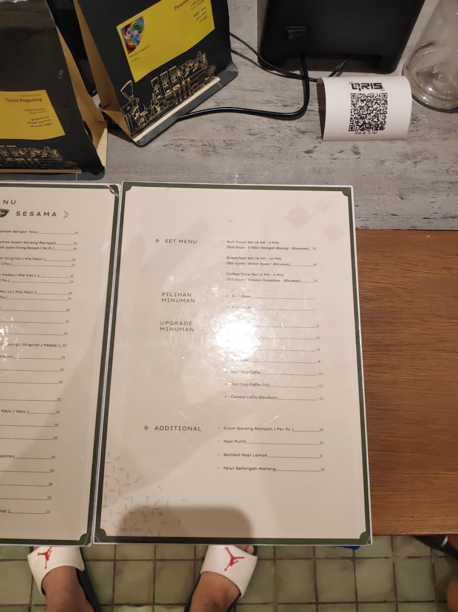 Kedai Sesama - Cikini Photo Menu 8