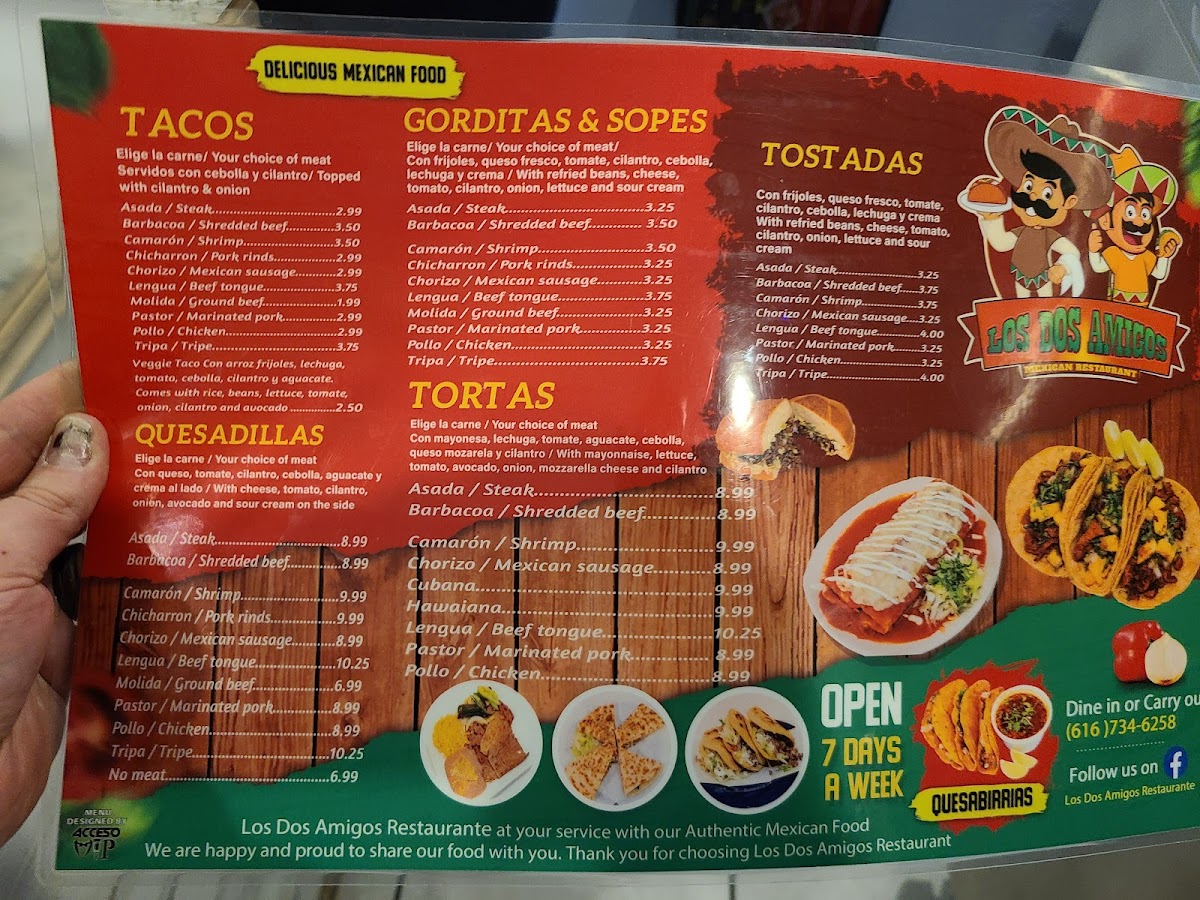 Dos Amigos Restaurant Photo Menu 9
