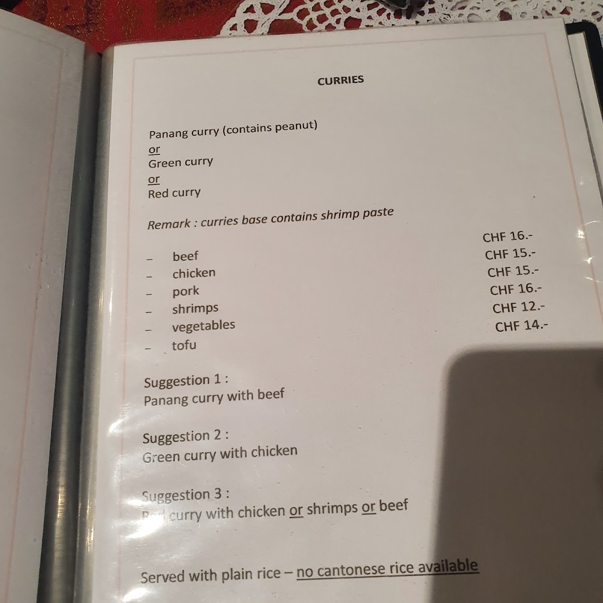 Erawan Take Away Photo Menu 8