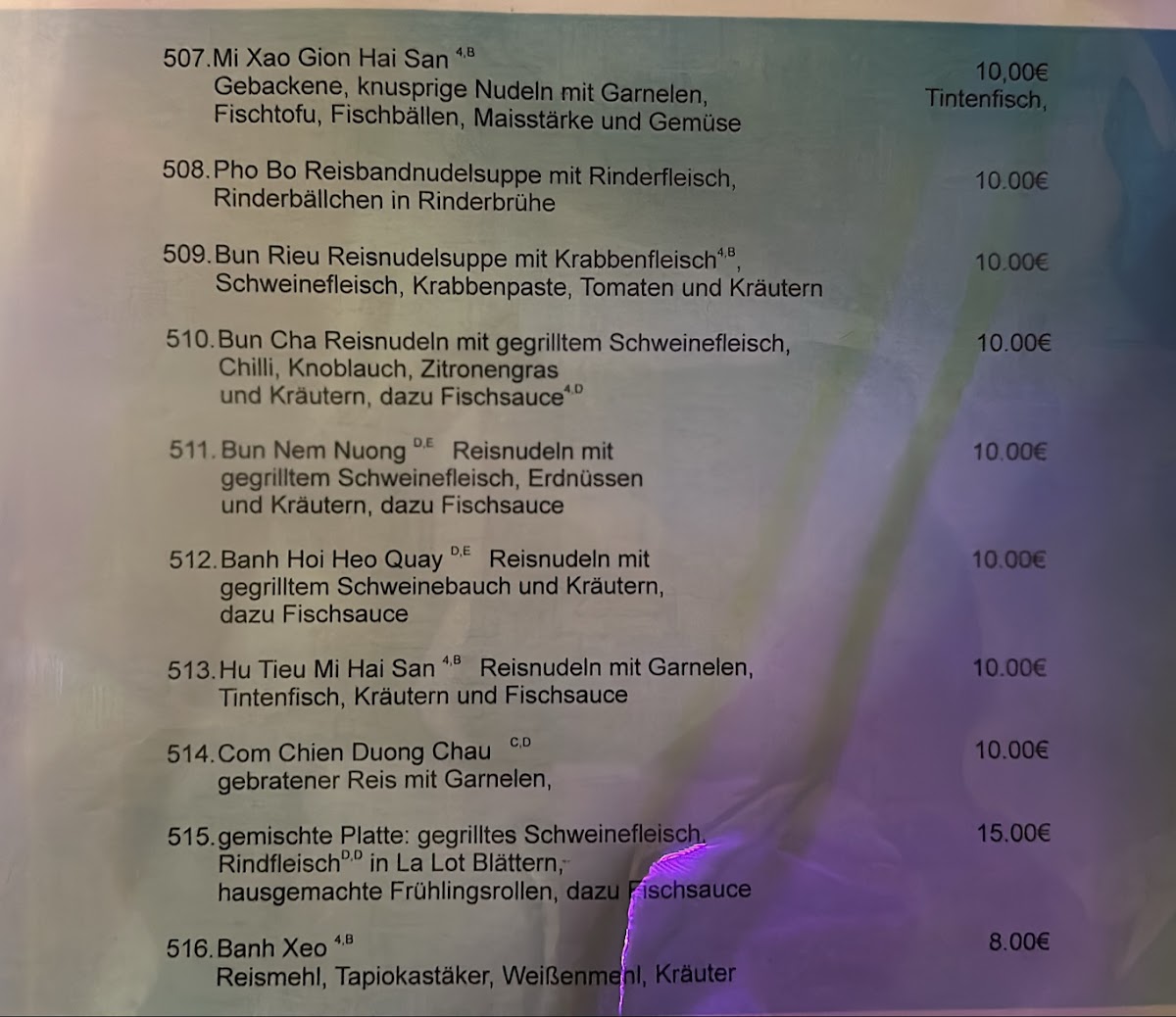 Timi Saigon Photo Menu 3