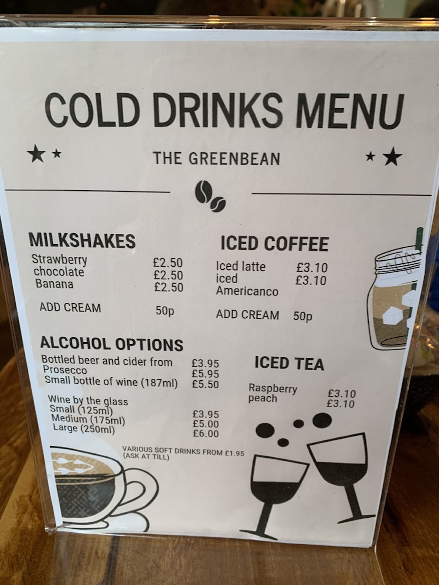 The Greenbean Cafe Photo Menu 3