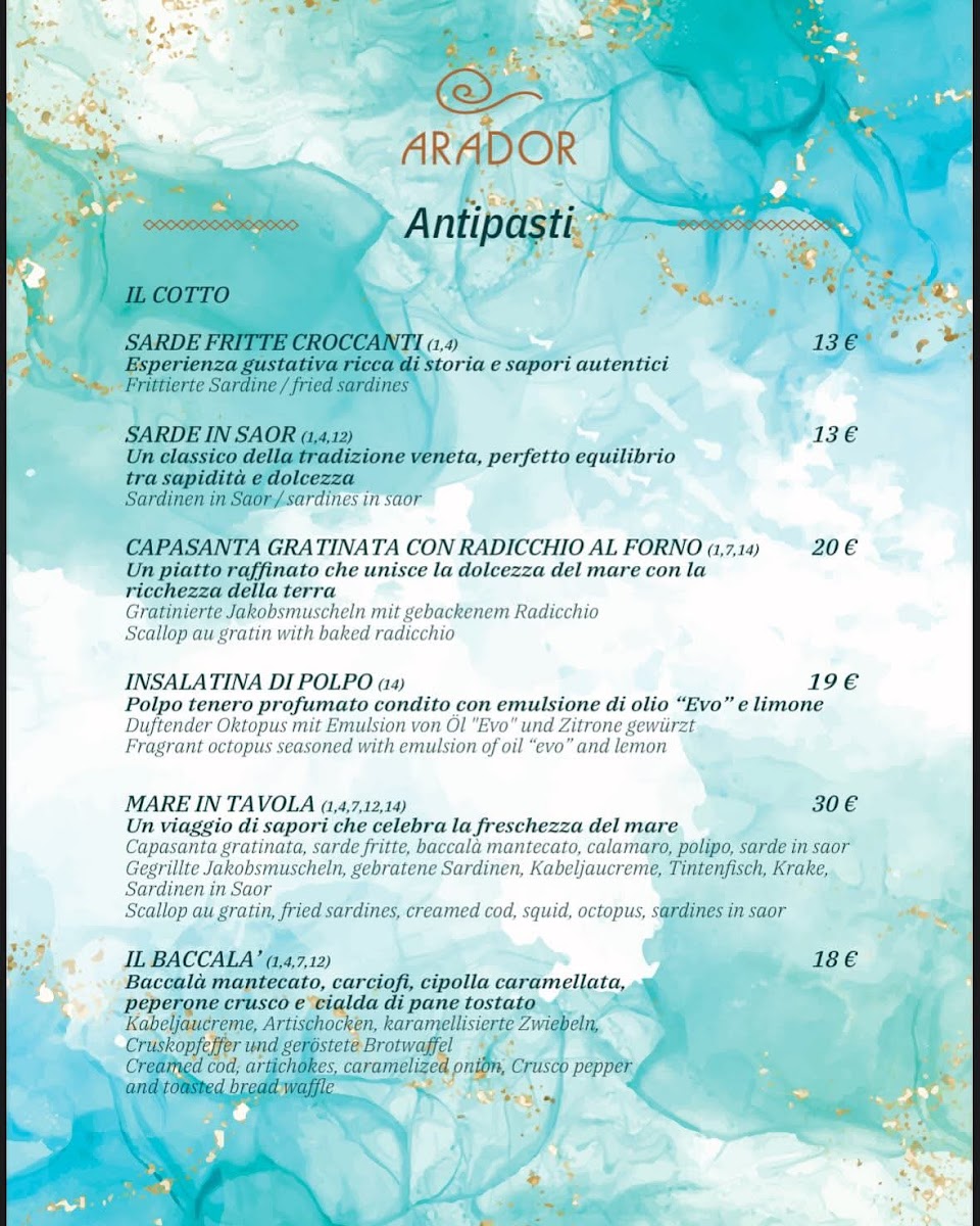 Arador Lignano Photo Menu 10