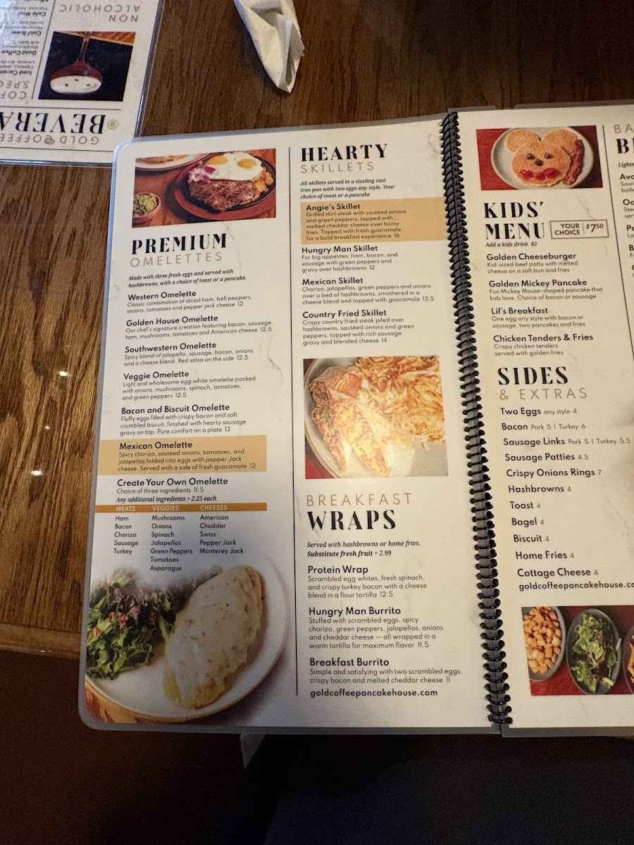 Gold Coffee Pancake House Photo Menu 8