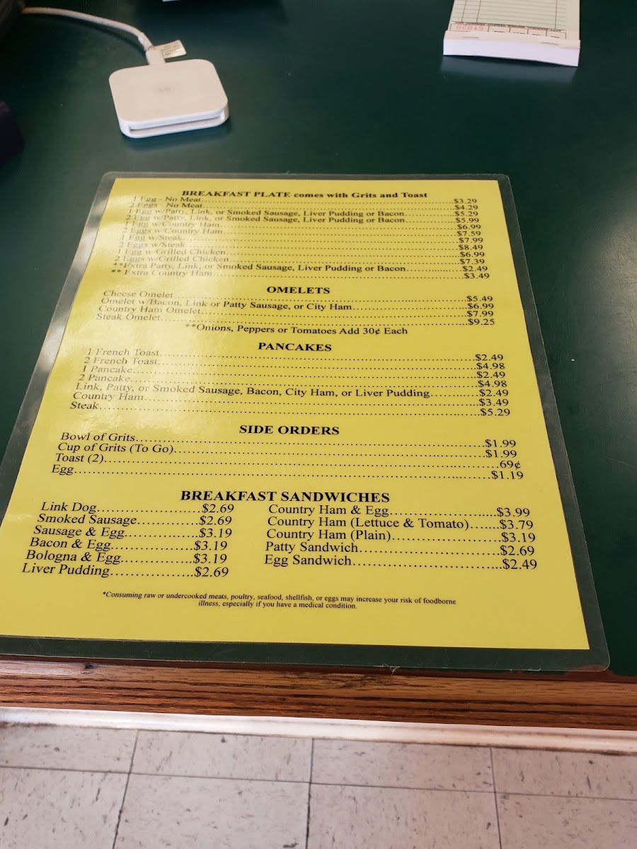 Jay’s Country Kitchen Photo Menu 4