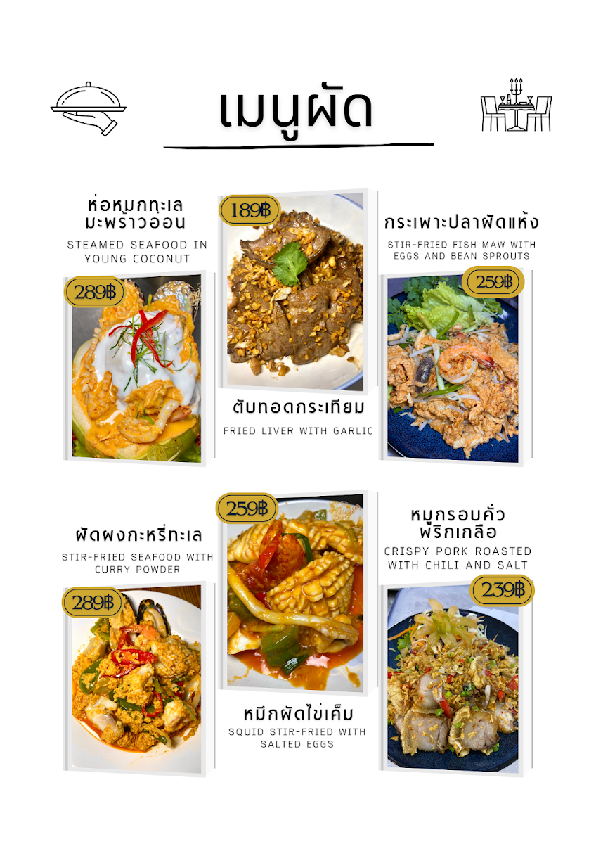 ร้านสโมสร171 Cafe&Restaurants Photo Menu 7