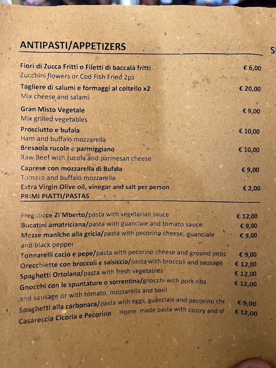 Osteria da Zi Umberto Photo Menu 7