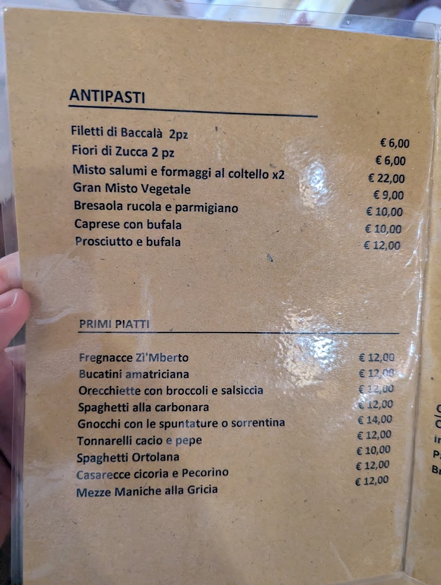 Osteria da Zi Umberto Photo Menu 9