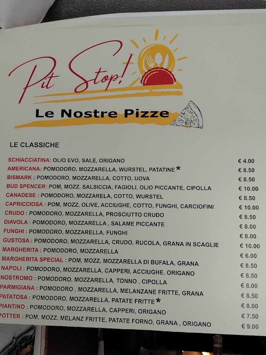 PIT STOP - Piadineria e Pizzeria Photo Menu 4