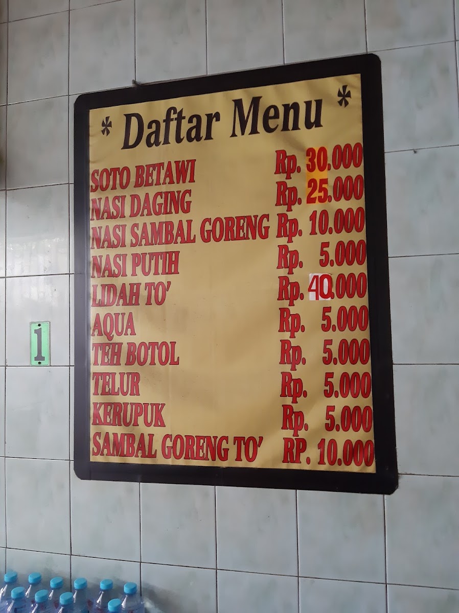 Soto Betawi Photo Menu 3