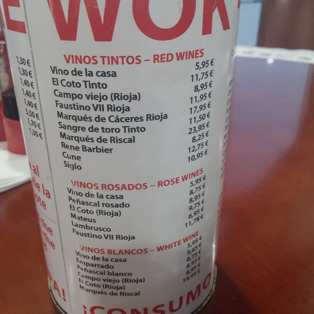 Wok Buffet Mediterraneo Photo Menu 2