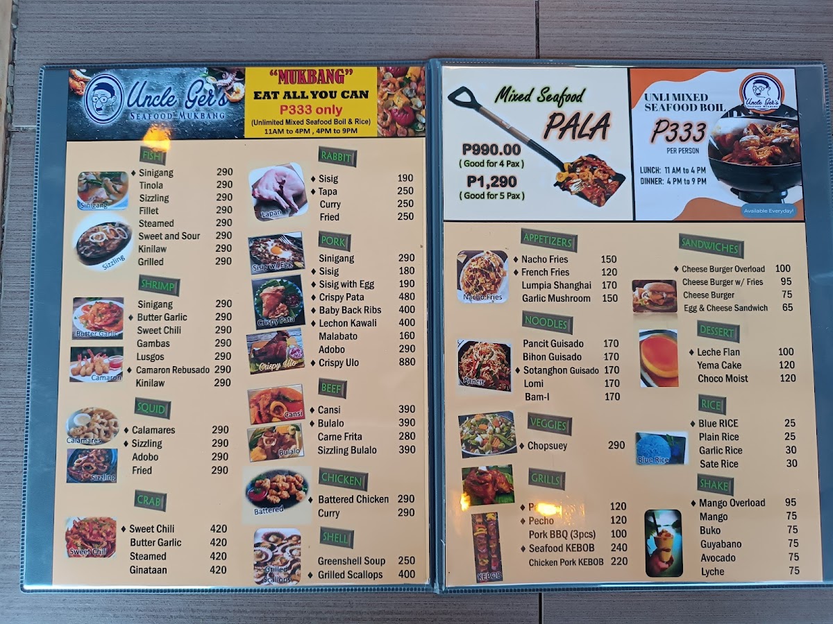 UNCLE GER'S Photo Menu 5