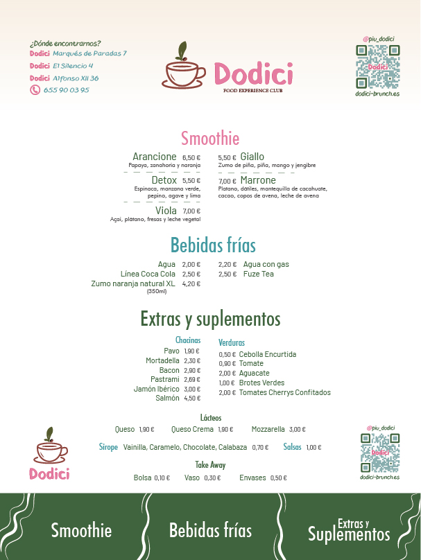DODICI | Brunch Sevilla Photo Menu 3