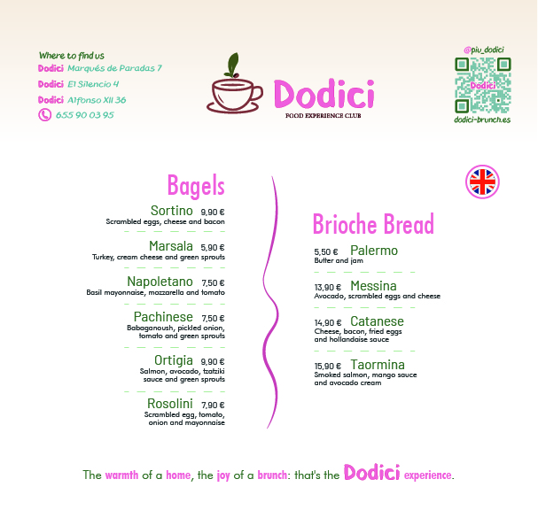 DODICI | Brunch Sevilla Photo Menu 6