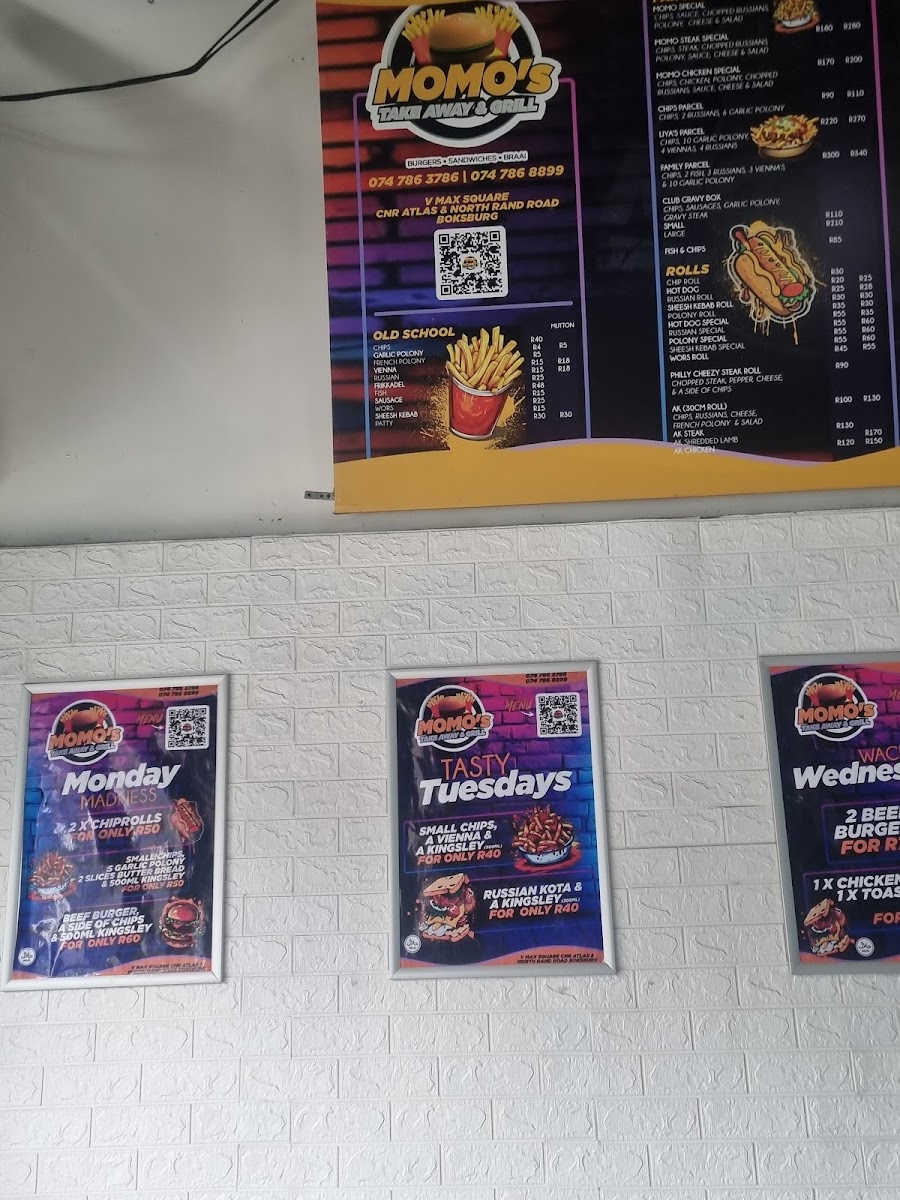 Momo's Takeaways & Grill (Halaal) Photo Menu 3