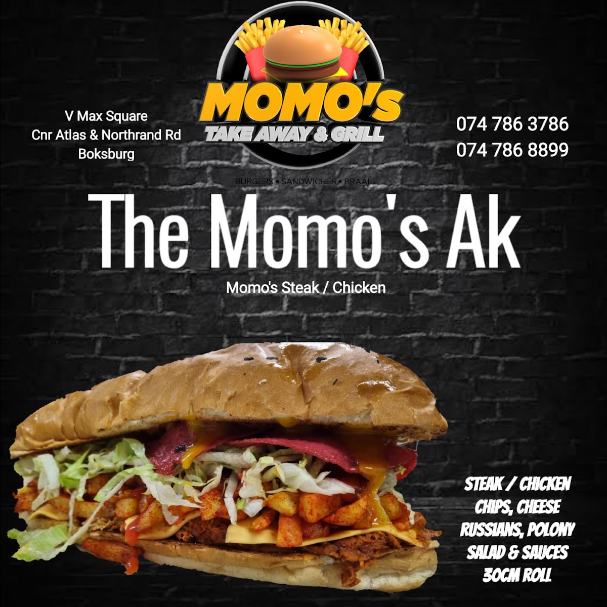 Momo's Takeaways & Grill (Halaal) Photo Menu 8