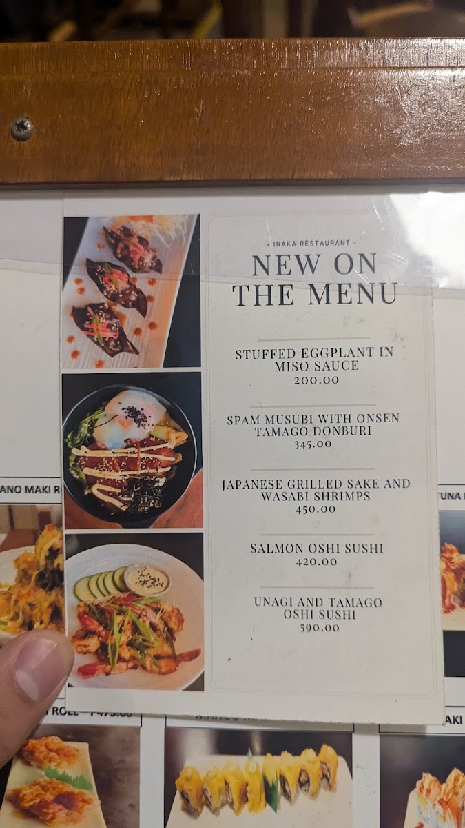 Inaka Restaurant and Sushi Bar Photo Menu 7