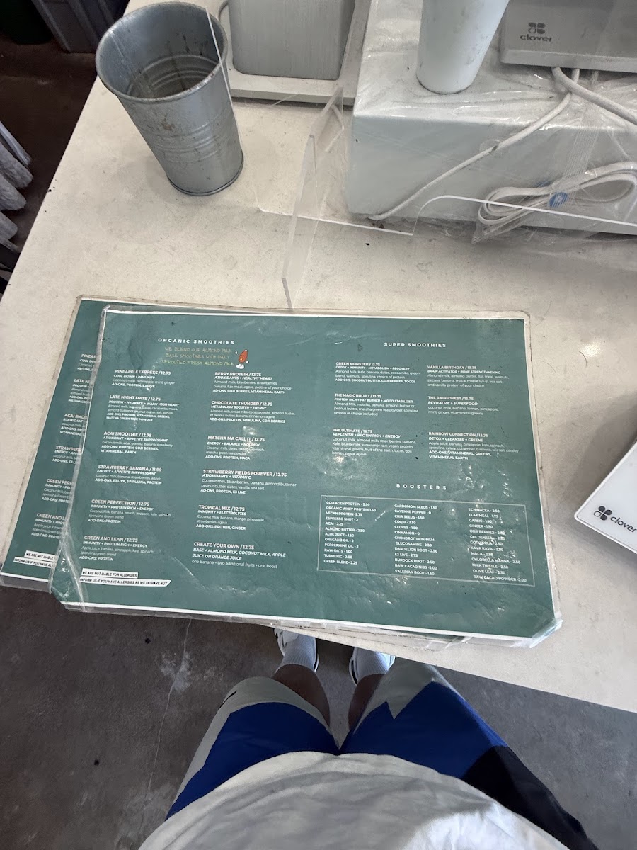 Main Squeeze Photo Menu 3
