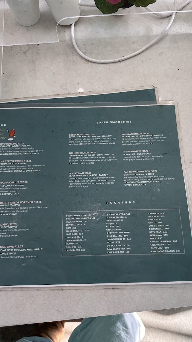 Main Squeeze Photo Menu 5