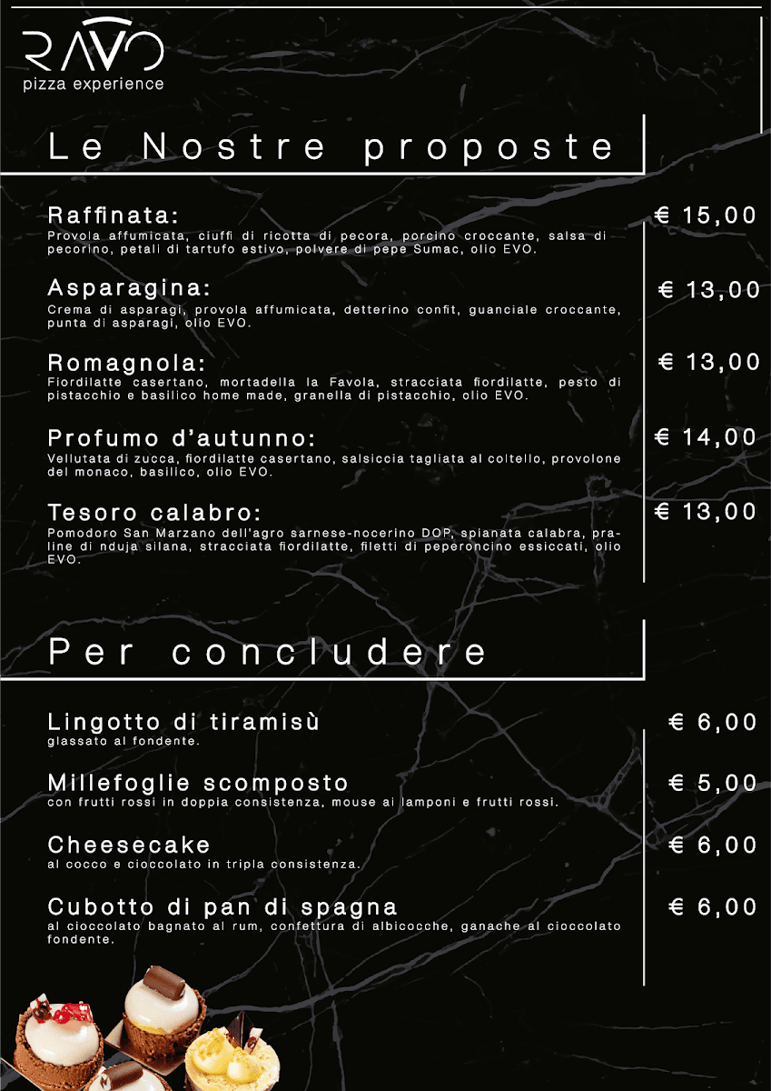 RAVO pizza experience Photo Menu 3