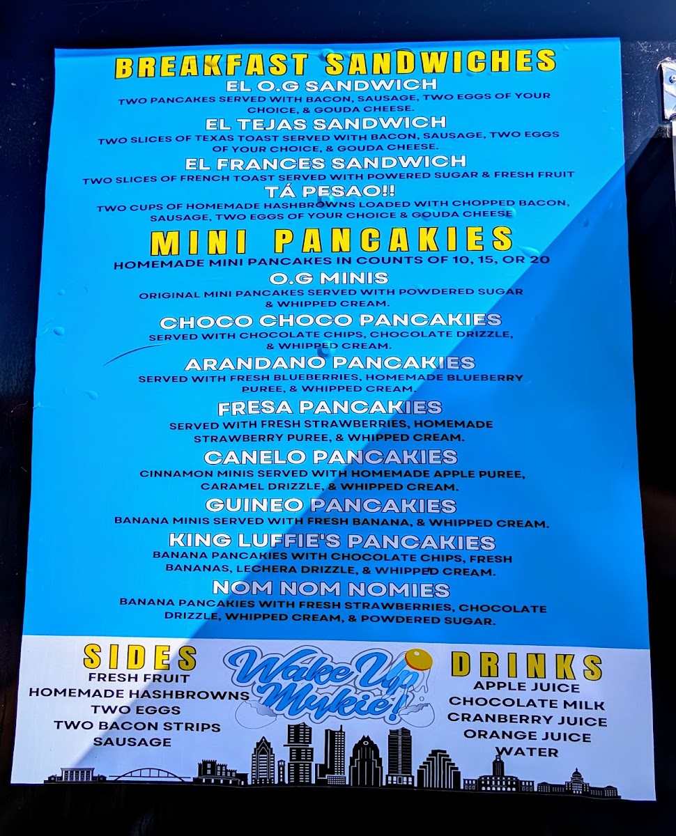 Wake Up Mykie! Photo Menu 2