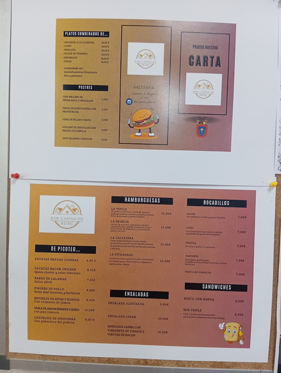 Bar casino de Beire Photo Menu 5
