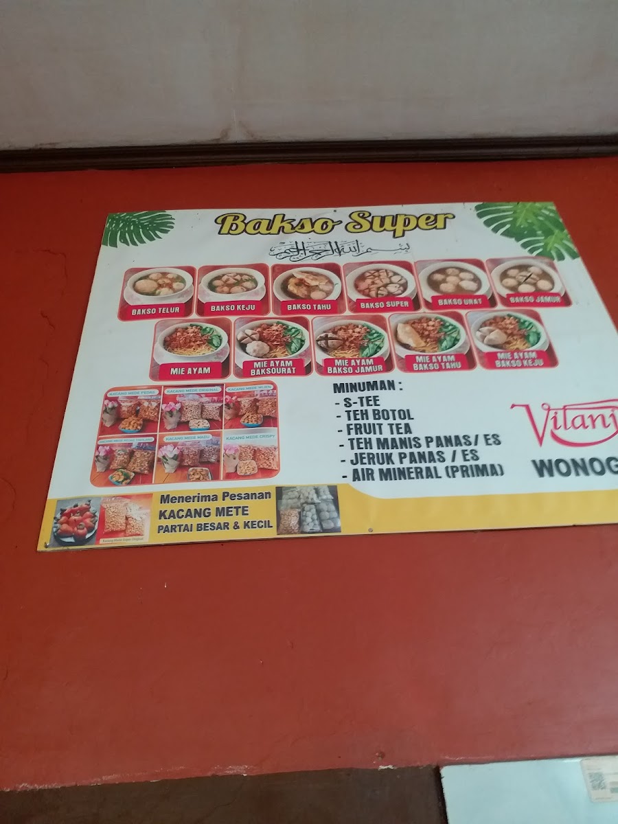 Bakso Super Vilani Photo Menu 2
