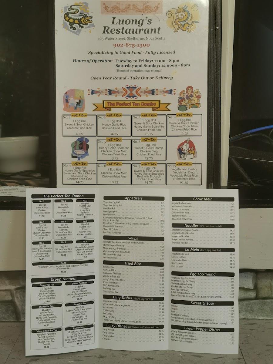 Luong's Restaurant Photo Menu 10