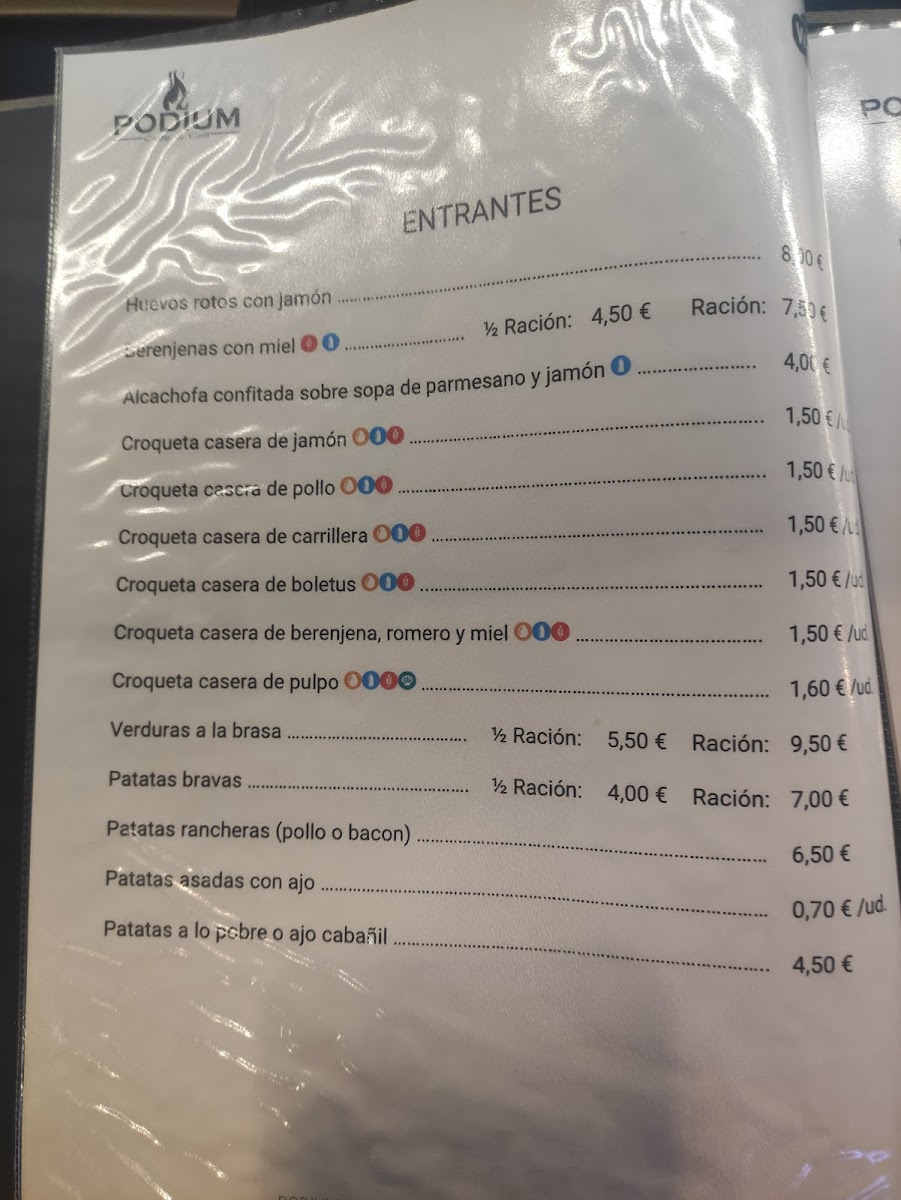 Cafetería Podium Photo Menu 5
