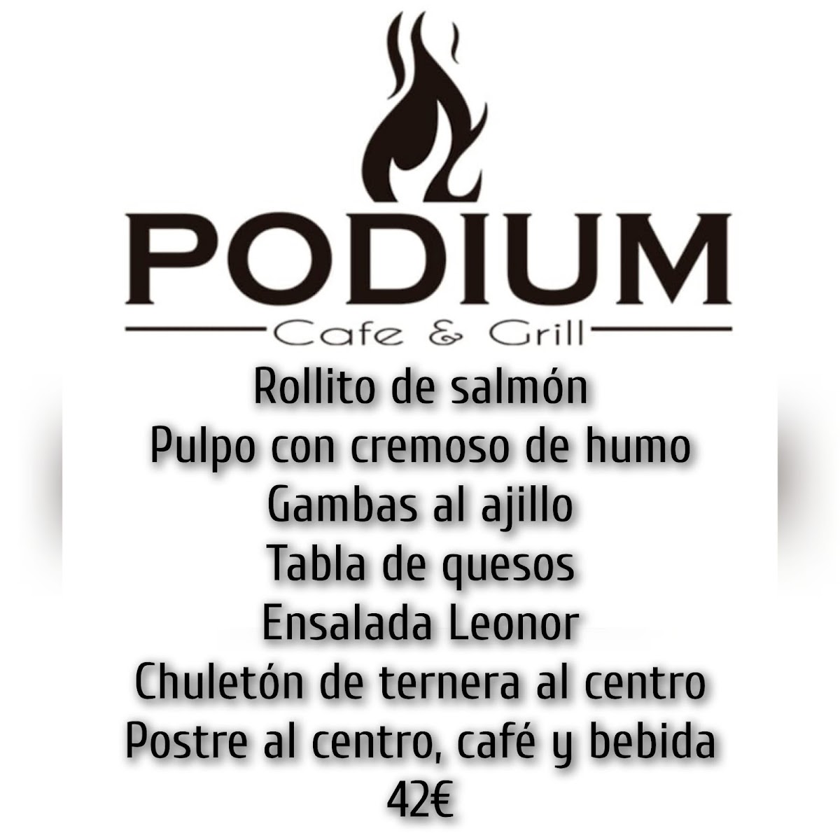 Cafetería Podium Photo Menu 8