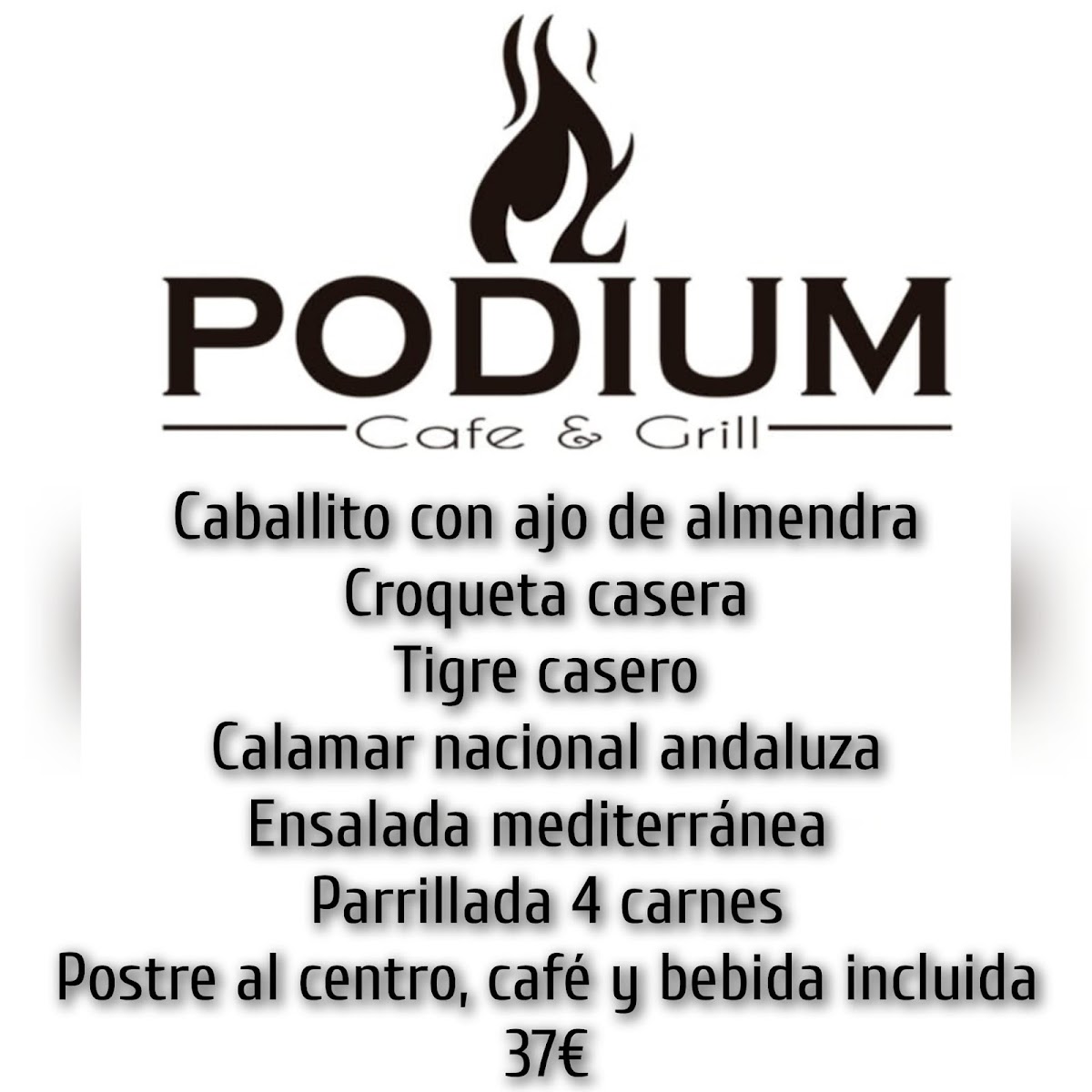 Cafetería Podium Photo Menu 9