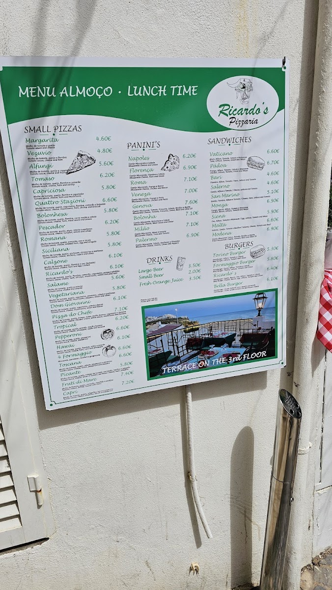 Ricardo's Pizzaria Photo Menu 6