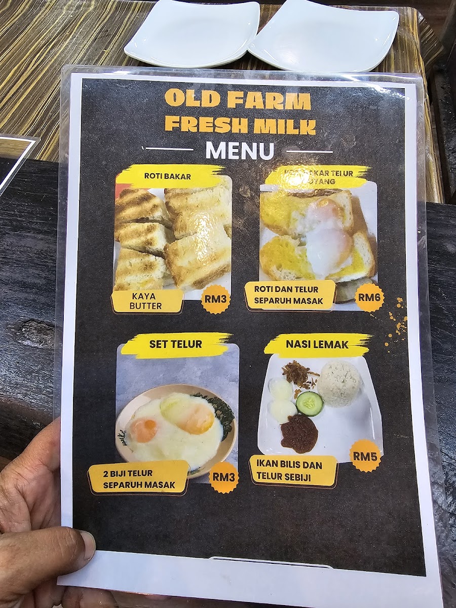 Minuman Susu Lembu Segar Old Farm Photo Menu 1