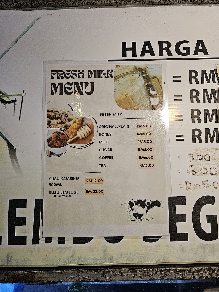 Minuman Susu Lembu Segar Old Farm Photo Menu 2