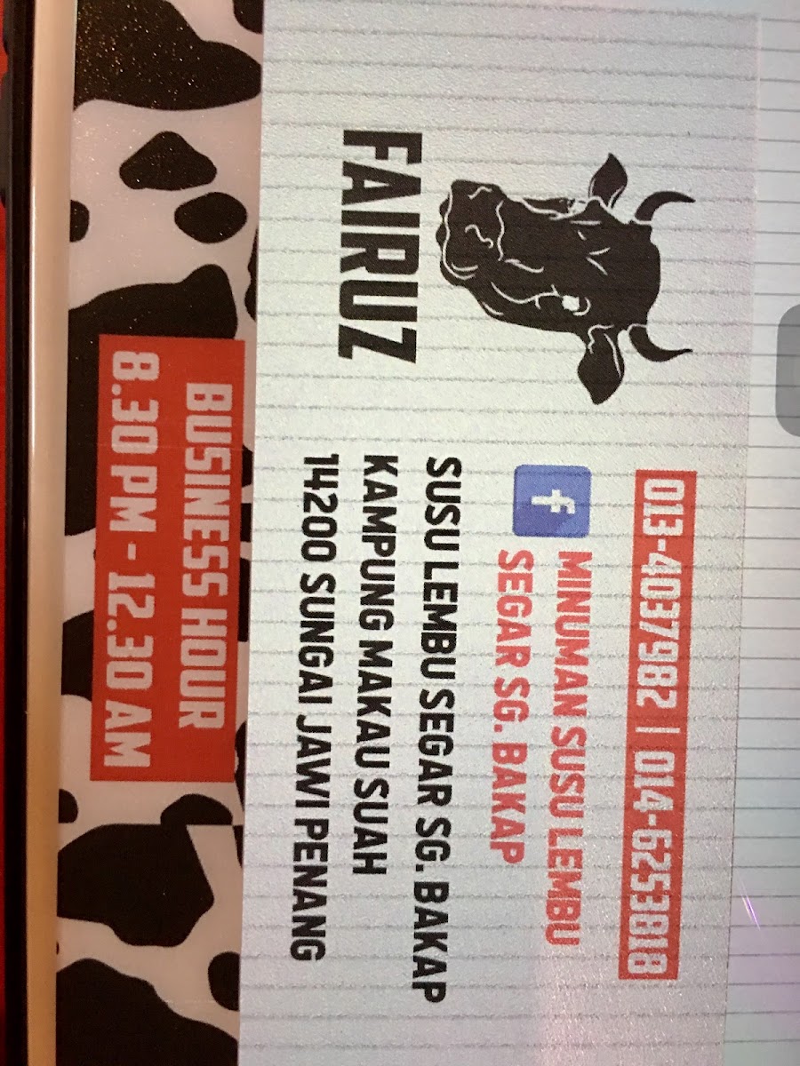 Minuman Susu Lembu Segar Old Farm Photo Menu 8